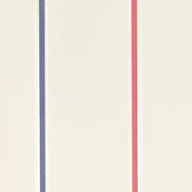 Бумажные обои PW78016.3 Tasie Stripe Cherry/Denim/Buttermilk Baker Lifestyle