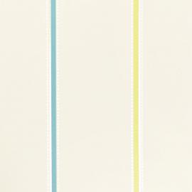 Бумажные обои PW78016.5 Tasie Stripe Cream/Teal/Lime Baker Lifestyle