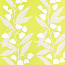 Бумажные обои PW78020.8 Bell Flower Lime/Ivory Baker Lifestyle