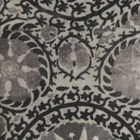 Iznik Charcoal Fabric Andrew Martin