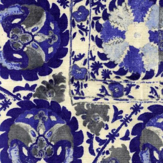 Iznik Cobalt Fabric Andrew Martin