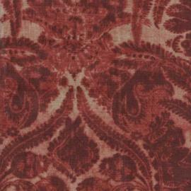 Argent Red Fabric Andrew Martin