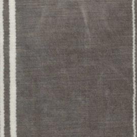 Elgin White Stripe Fabric Andrew Martin