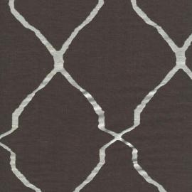Escher Charcoal Fabric Andrew Martin