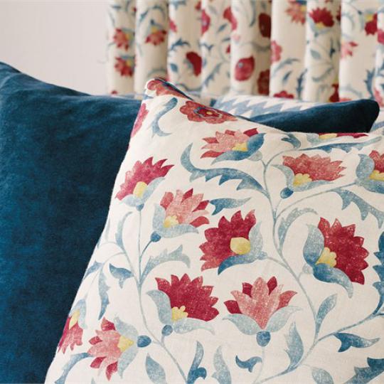 Ottoman Flowers FB Cushion Focua Sanderson