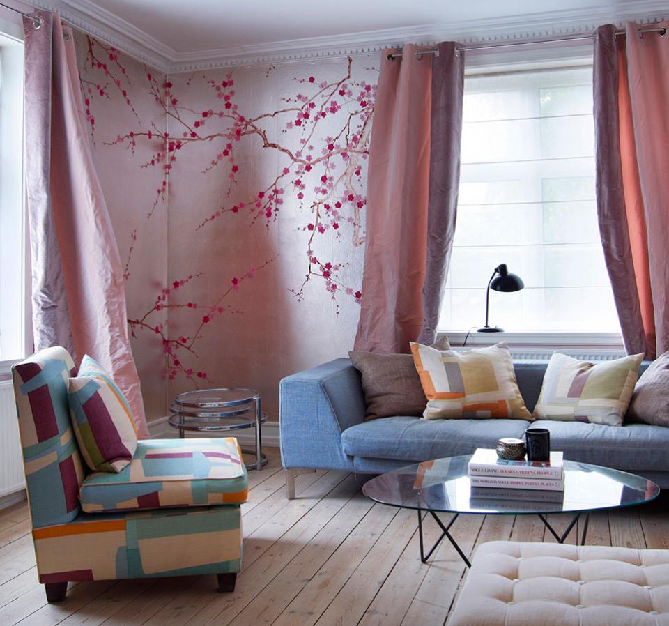 Plum_blossom_2096 Бумажные обои De Gournay Japanese & Korean