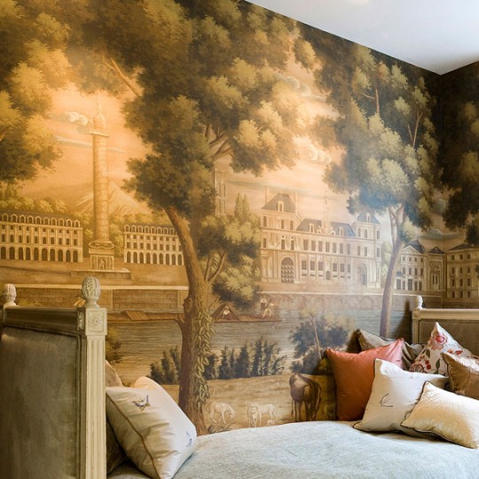 Бумажные обои Monuments_of_Paris_2196 De Gournay