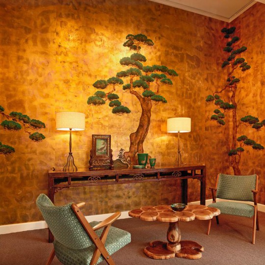 Бумажные обои Pine_trees_2144 De Gournay