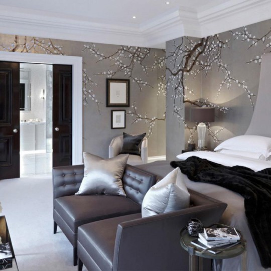 Бумажные обои Plum_blossom_2072 De Gournay