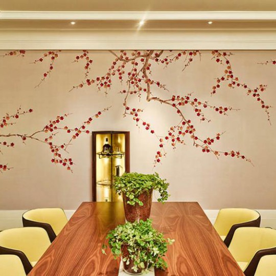 Бумажные обои Plum_blossom_2085 De Gournay