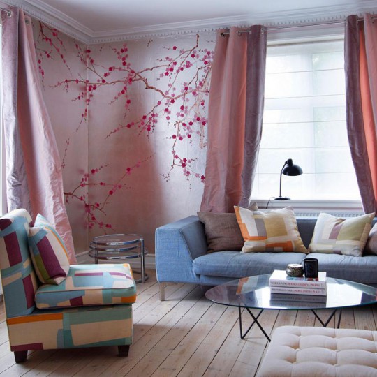 Бумажные обои Plum_blossom_2096 De Gournay