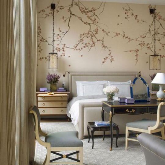 Бумажные обои Plum_blossom_2119 De Gournay