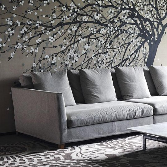 Бумажные обои Windswept_blossom_2099 De Gournay