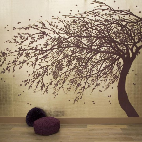 Бумажные обои Windswept_blossom_2123 De Gournay