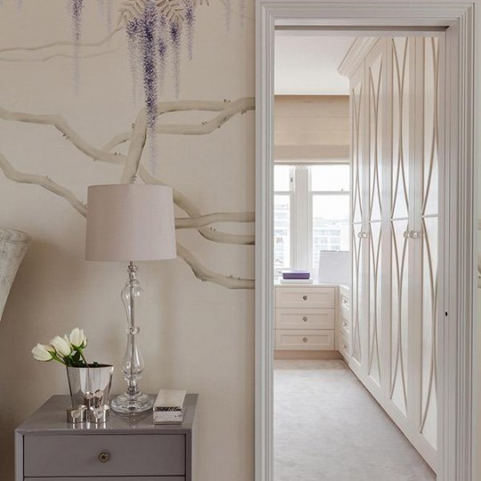 Бумажные обои Wisteria_2075 De Gournay