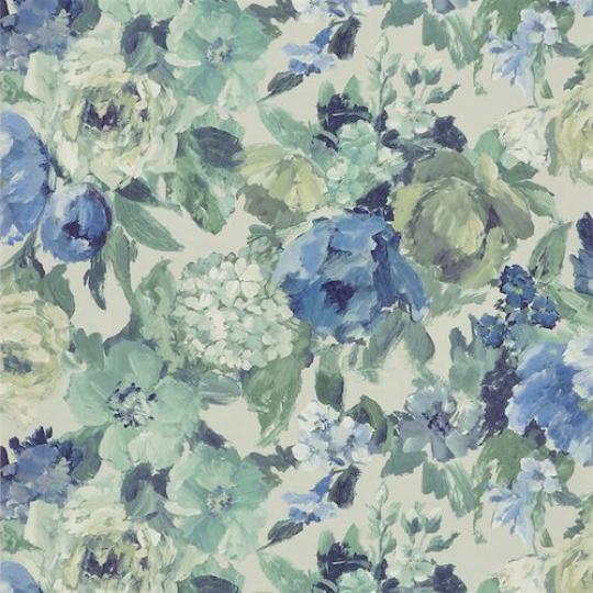 PDG675-05 Roseto Indigo Designers Guild